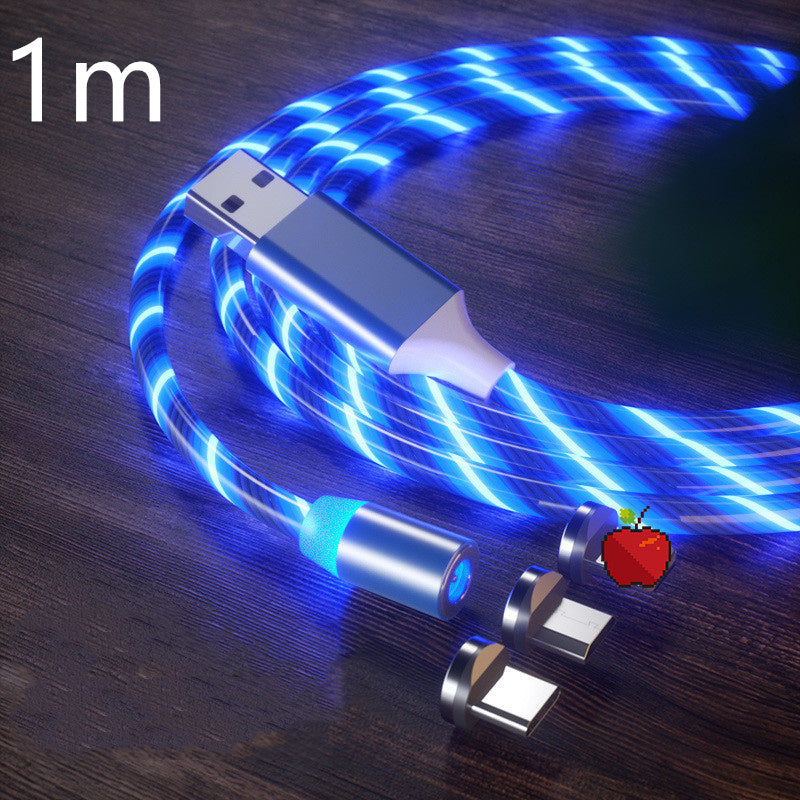 Magnetic LED Fast Charger – USB/Type-C/Micro