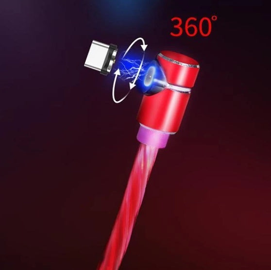 1m Magnetic Elbow Charging Cable