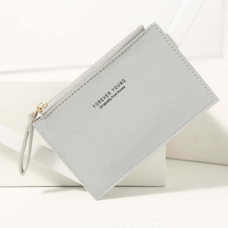 Ultra-thin Female Cute Personalized ID Card Holder Mini Coin Purse