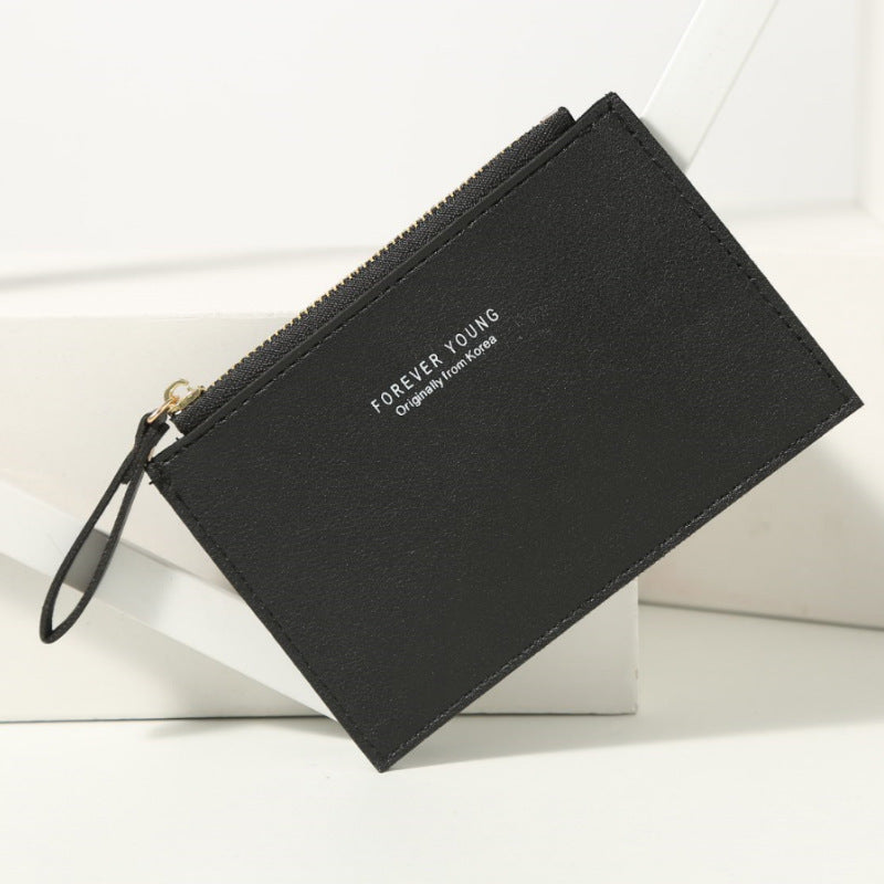 Ultra-thin Female Cute Personalized ID Card Holder Mini Coin Purse