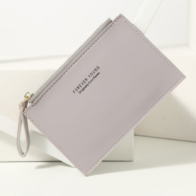 Ultra-thin Female Cute Personalized ID Card Holder Mini Coin Purse