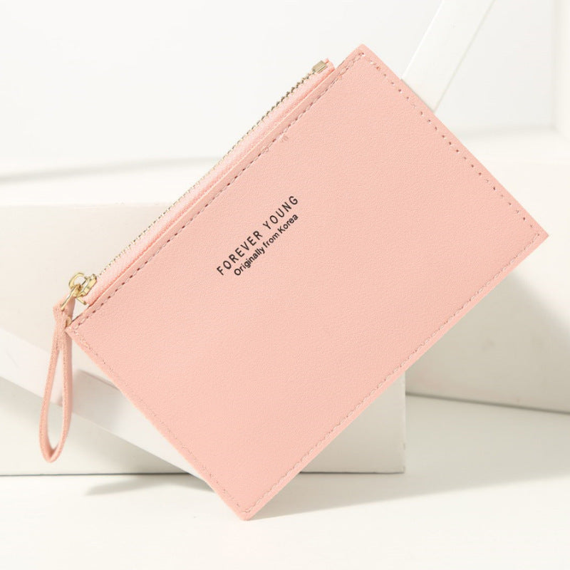 Ultra-thin Female Cute Personalized ID Card Holder Mini Coin Purse