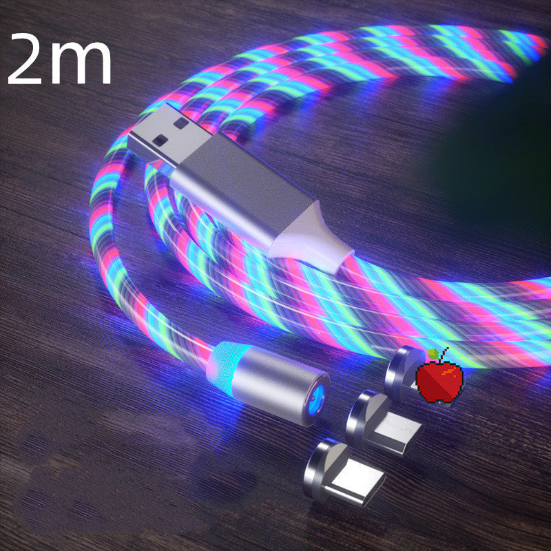 Magnetic LED Fast Charger – USB/Type-C/Micro