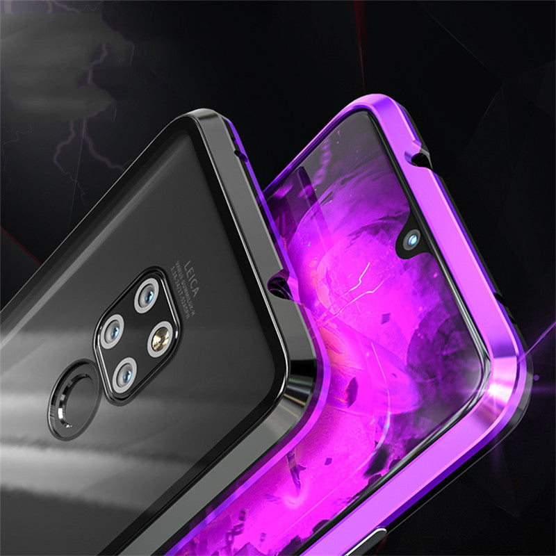 Magnetic tempered phone case
