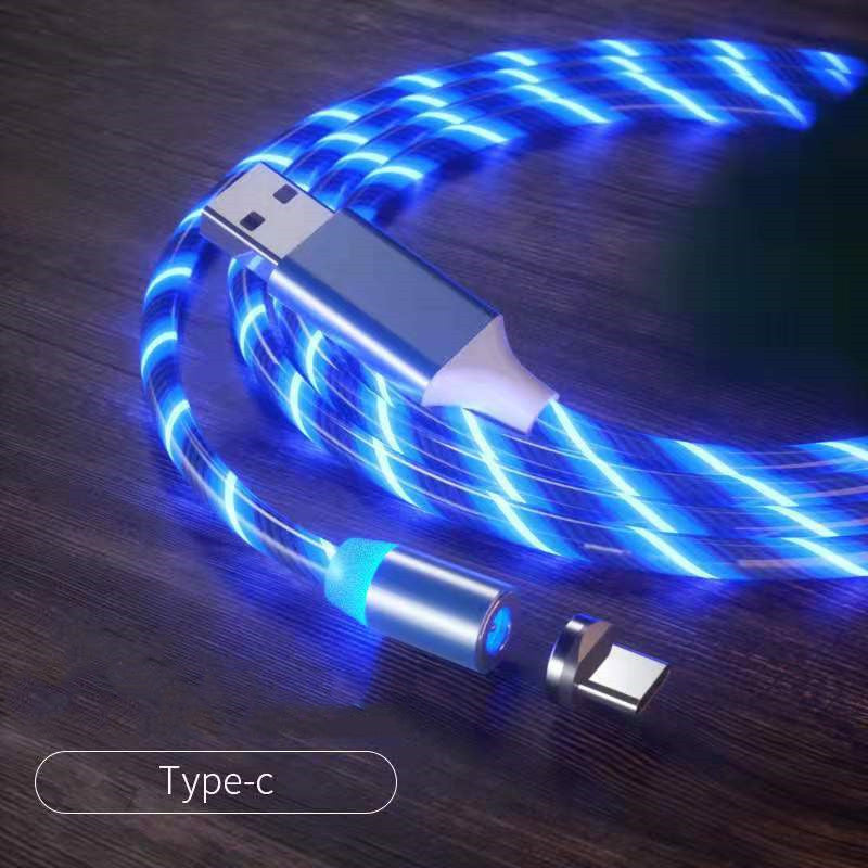 Magnetic LED Fast Charger – USB/Type-C/Micro