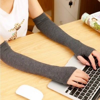 Leaky fingerless half finger glove socks