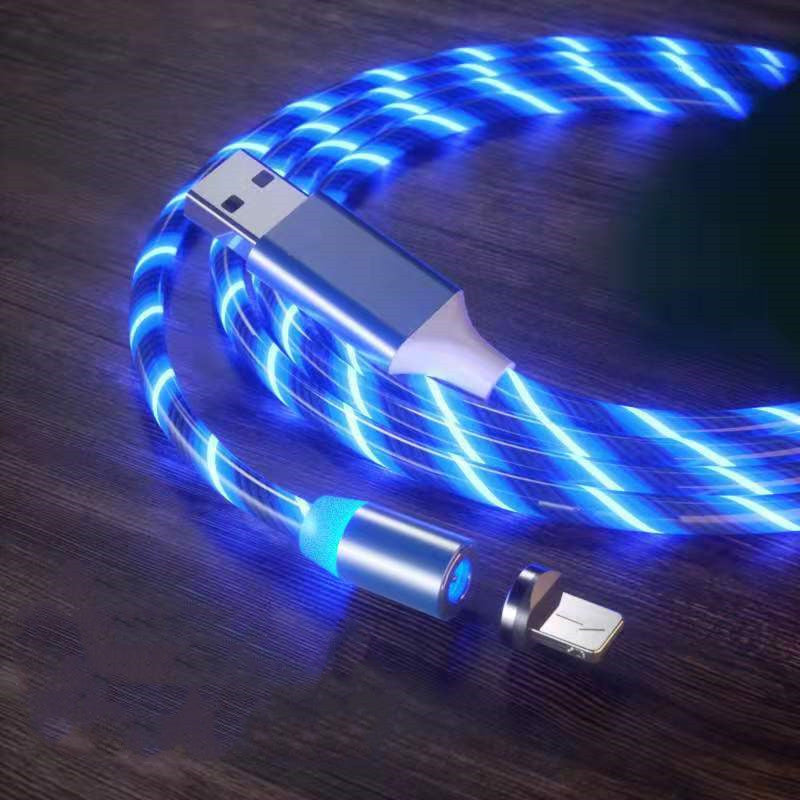 Magnetic LED Fast Charger – USB/Type-C/Micro