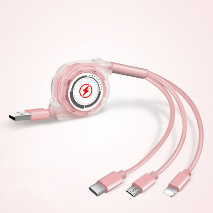 Telescopic Foldable charging cable