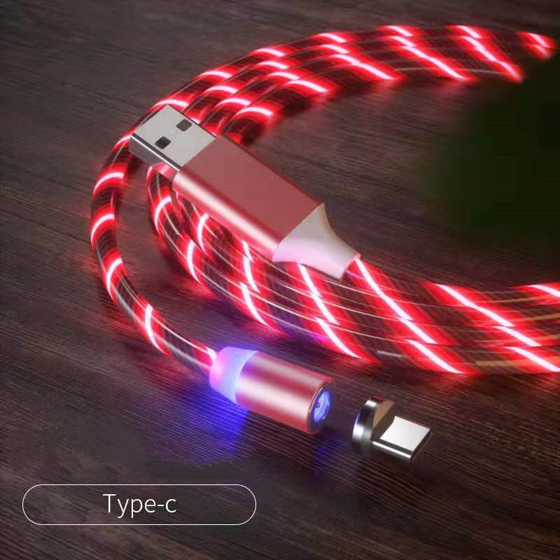 Magnetic LED Fast Charger – USB/Type-C/Micro
