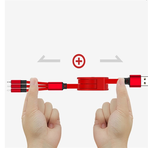Telescopic Foldable charging cable