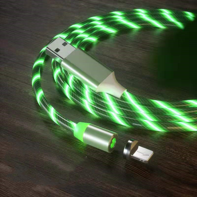 Magnetic LED Fast Charger – USB/Type-C/Micro