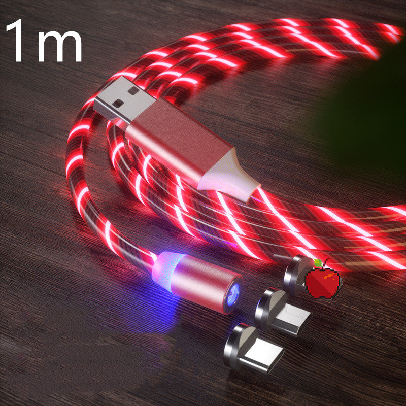 Magnetic LED Fast Charger – USB/Type-C/Micro