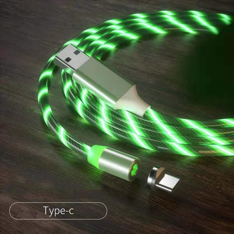 Magnetic LED Fast Charger – USB/Type-C/Micro