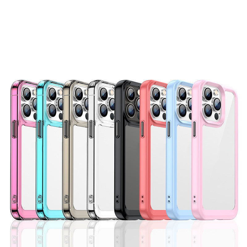 Clear Solid Color Acrylic Phone Case Cover