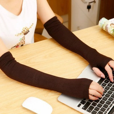 Leaky fingerless half finger glove socks
