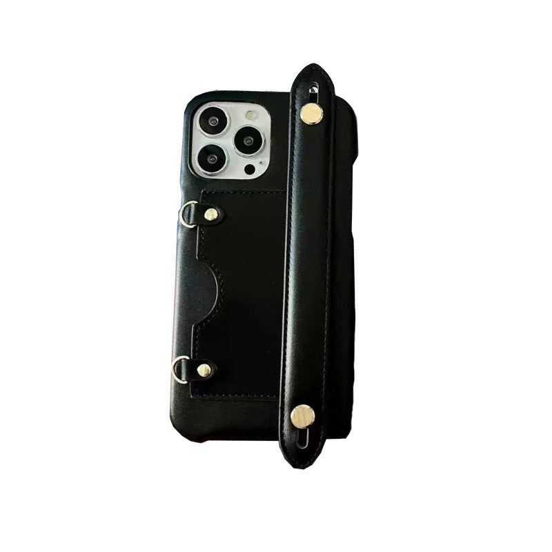 Mobile Phone Solid Color Card Shatter-resistant Hand-held Case