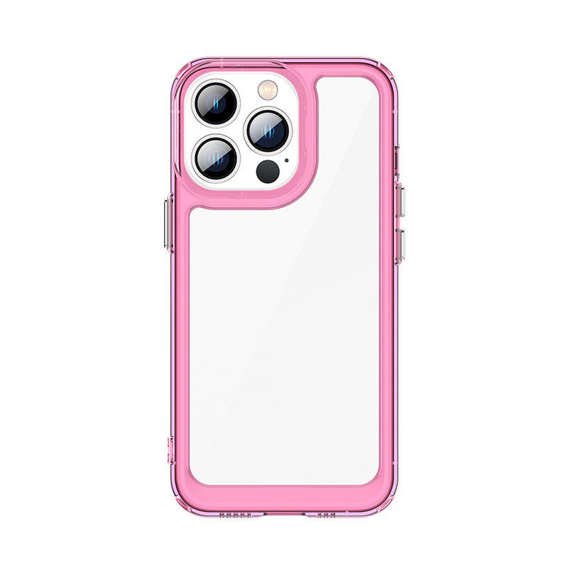 Clear Solid Color Acrylic Phone Case Cover