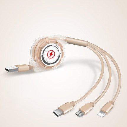 Telescopic Foldable charging cable