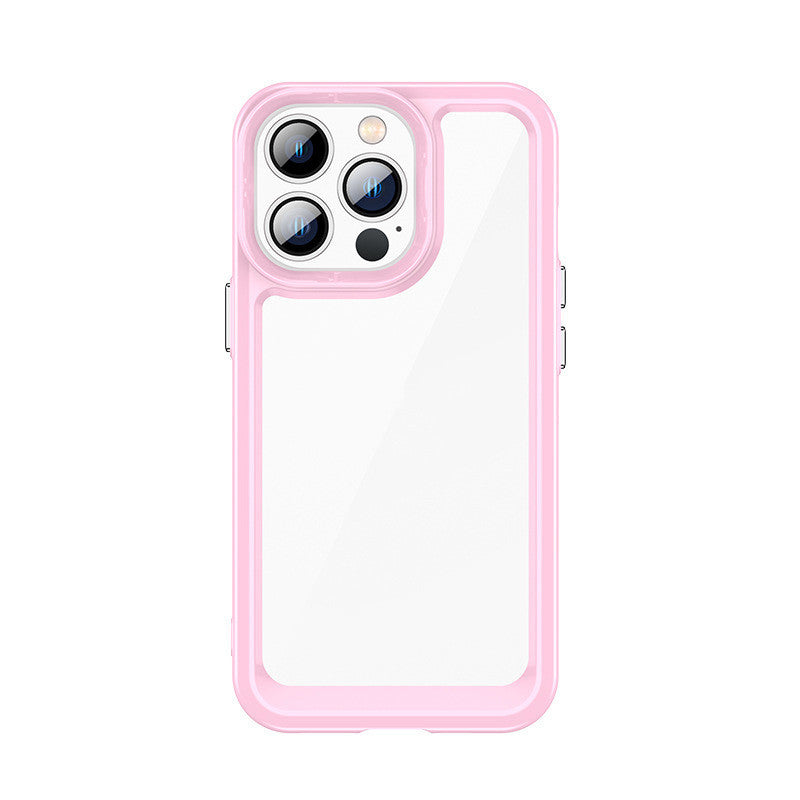 Clear Solid Color Acrylic Phone Case Cover
