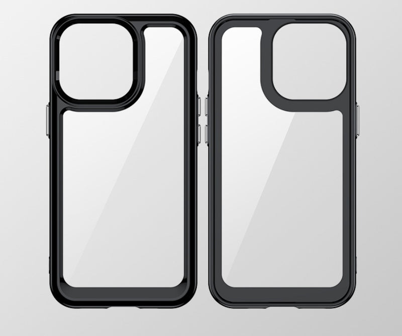Clear Solid Color Acrylic Phone Case Cover