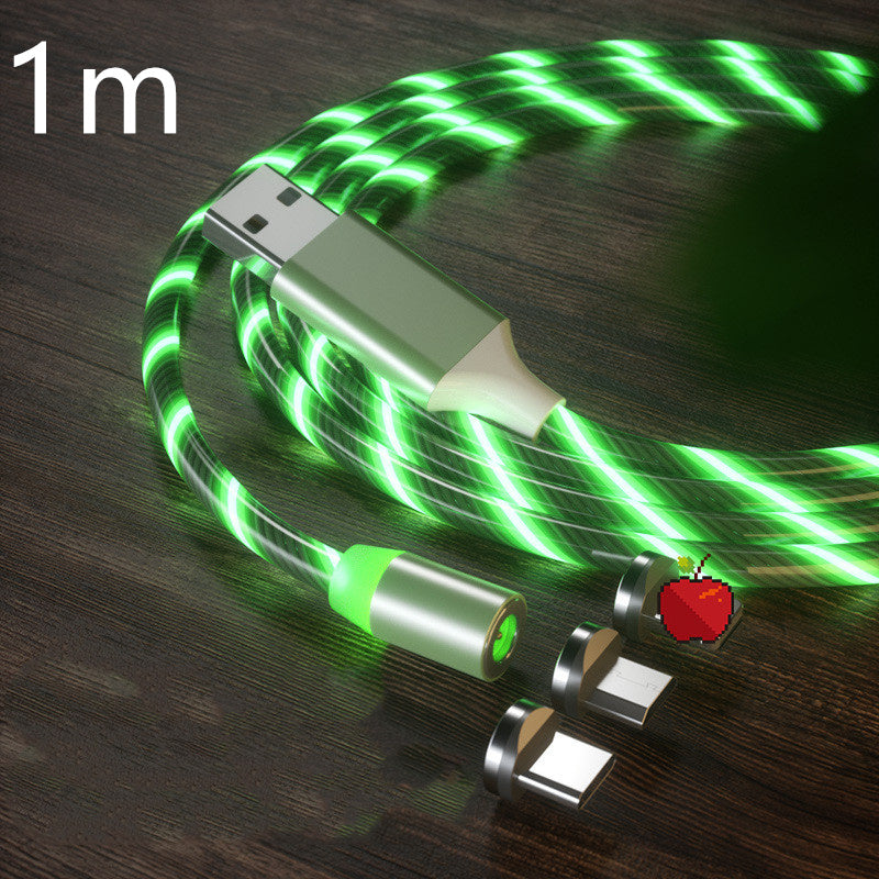 Magnetic LED Fast Charger – USB/Type-C/Micro