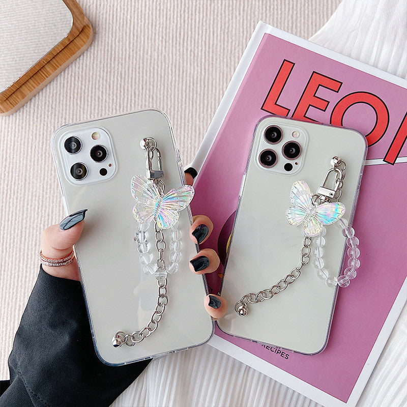 Fashion Phone Case Bracelet Crystal Clear Acrylic