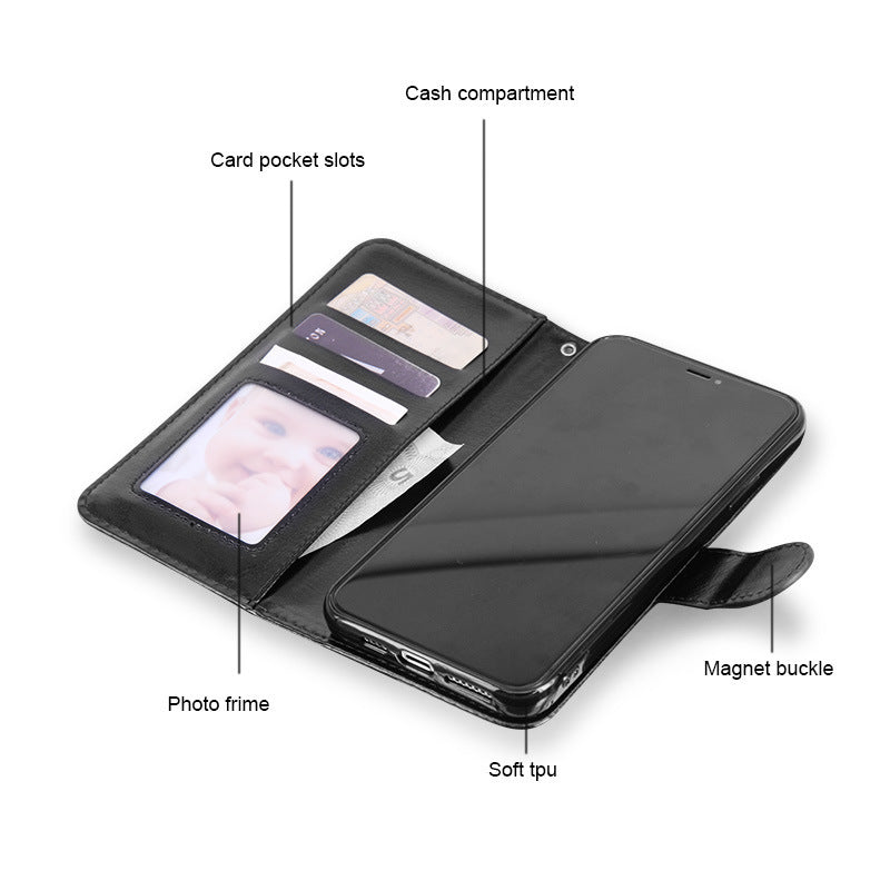 For Classic Mobile Phone Flip Cover Wallet