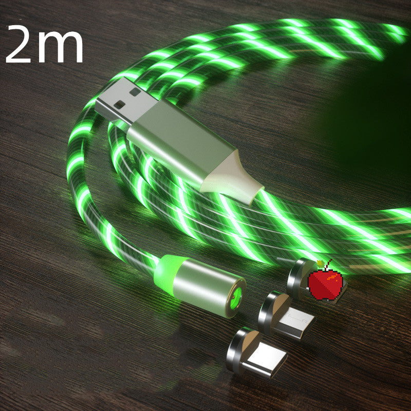Magnetic LED Fast Charger – USB/Type-C/Micro