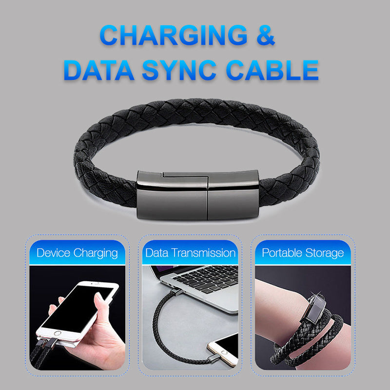 Bracelet Charger Cable iPhone/Type-C/Micro