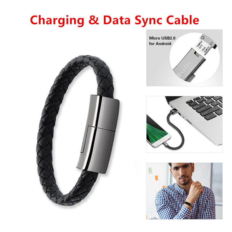 Bracelet Charger Cable iPhone/Type-C/Micro