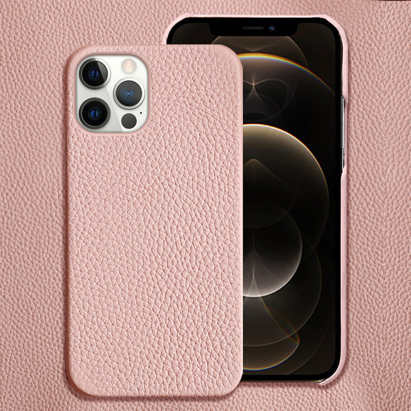 Genuine Leather Protective Shell Shatterproof Mobile Phone Case