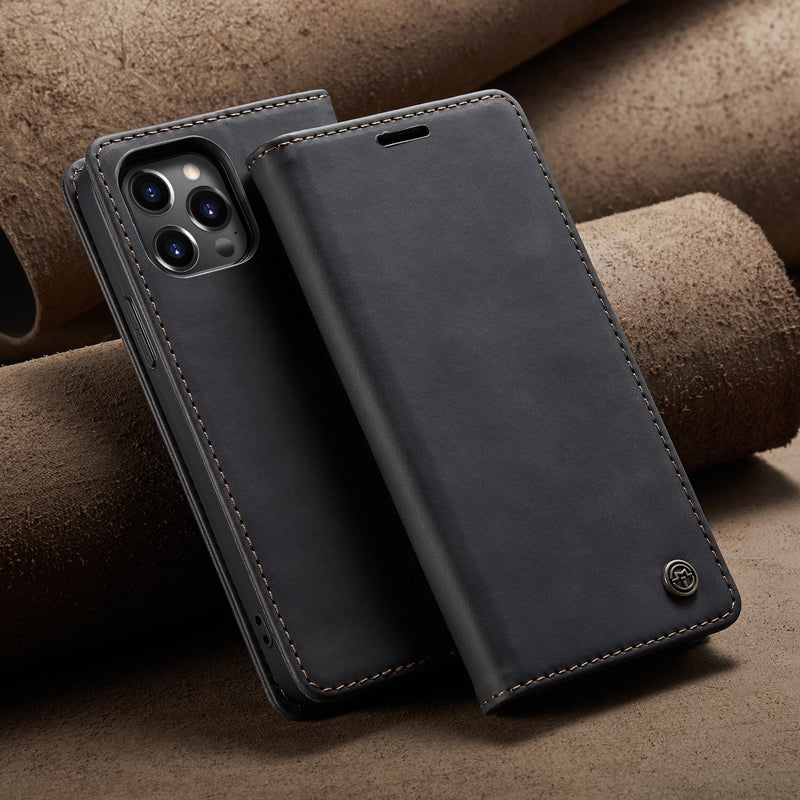 Suitable For New Card-inserting Mobile Phone Leather Case Flip Protective Cover