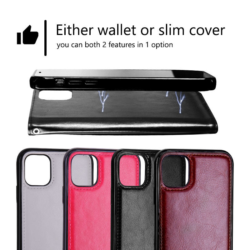 For Classic Mobile Phone Flip Cover Wallet